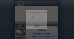Desktop Screenshot of blueberrypinesgolf.com
